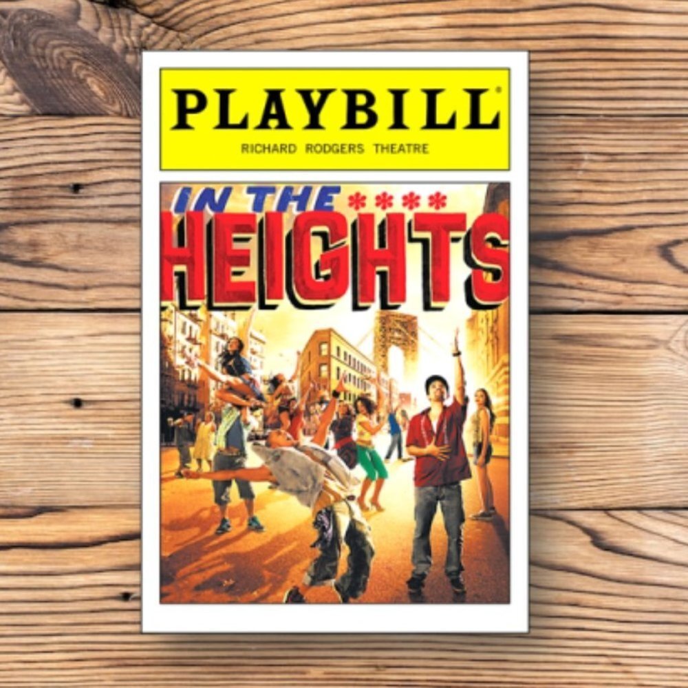 In The‎ Heights Playbill Broadway Musical Refrigerator Fridge Locker Magnet